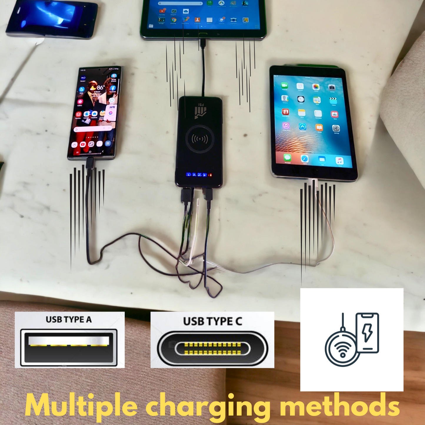 FSI Wireless Charging Power Bank